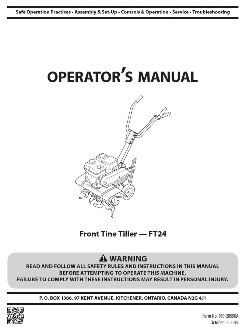 MTD FT24 User manual