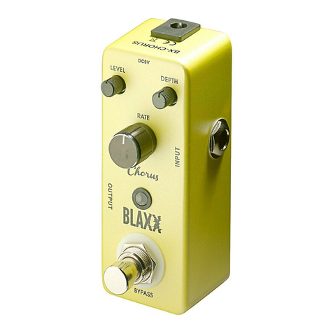 Stagg BLAXX CHORUS operating instructions