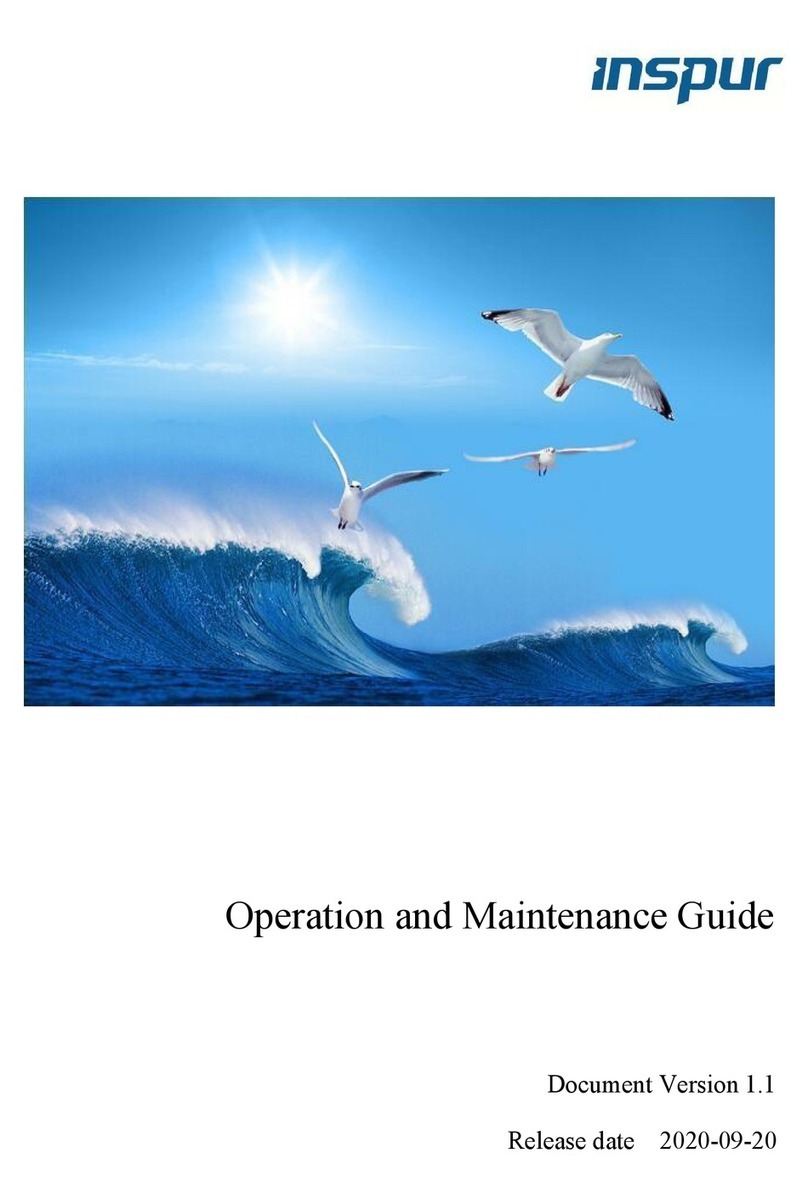 Inspur NF8480M5 Instruction Manual Inspur NF8480M5 Instruction Manual