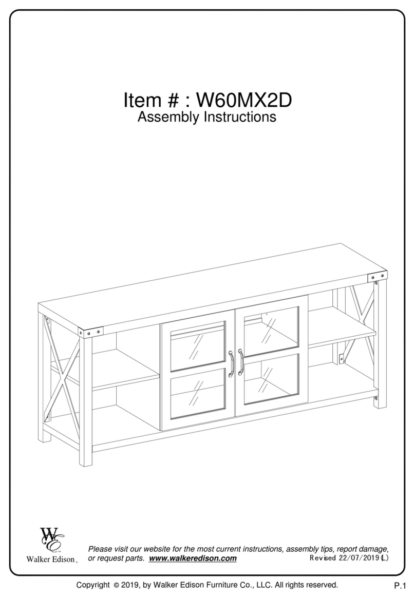 Walker Edison W60MX2D User manual