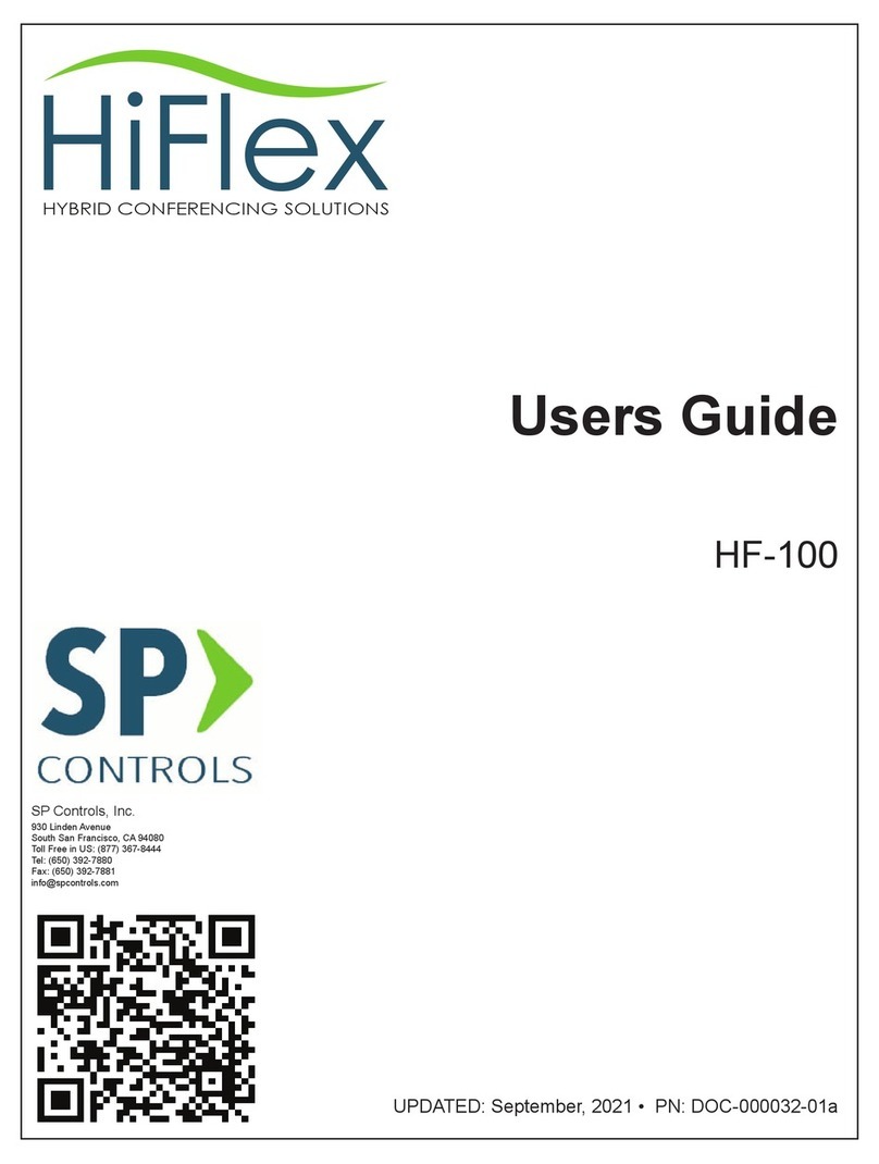 SP Controls Hiflex HF-100 user guide