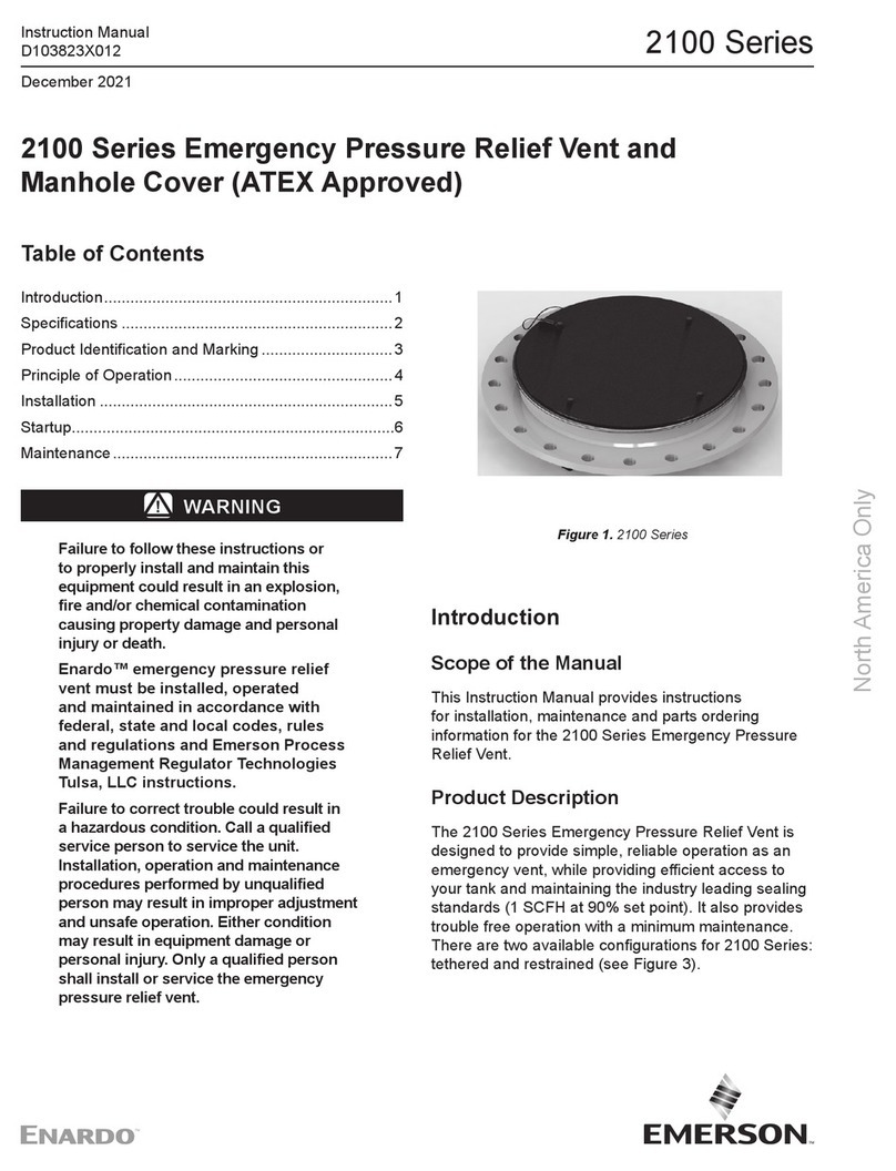 Emerson 2100 User manual
