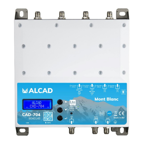 Alcad Mont Blanc CAD-704 User manual