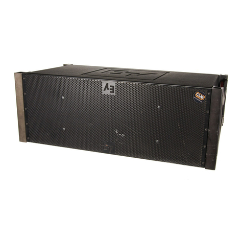 Electro-Voice XLC 127 Quick start guide