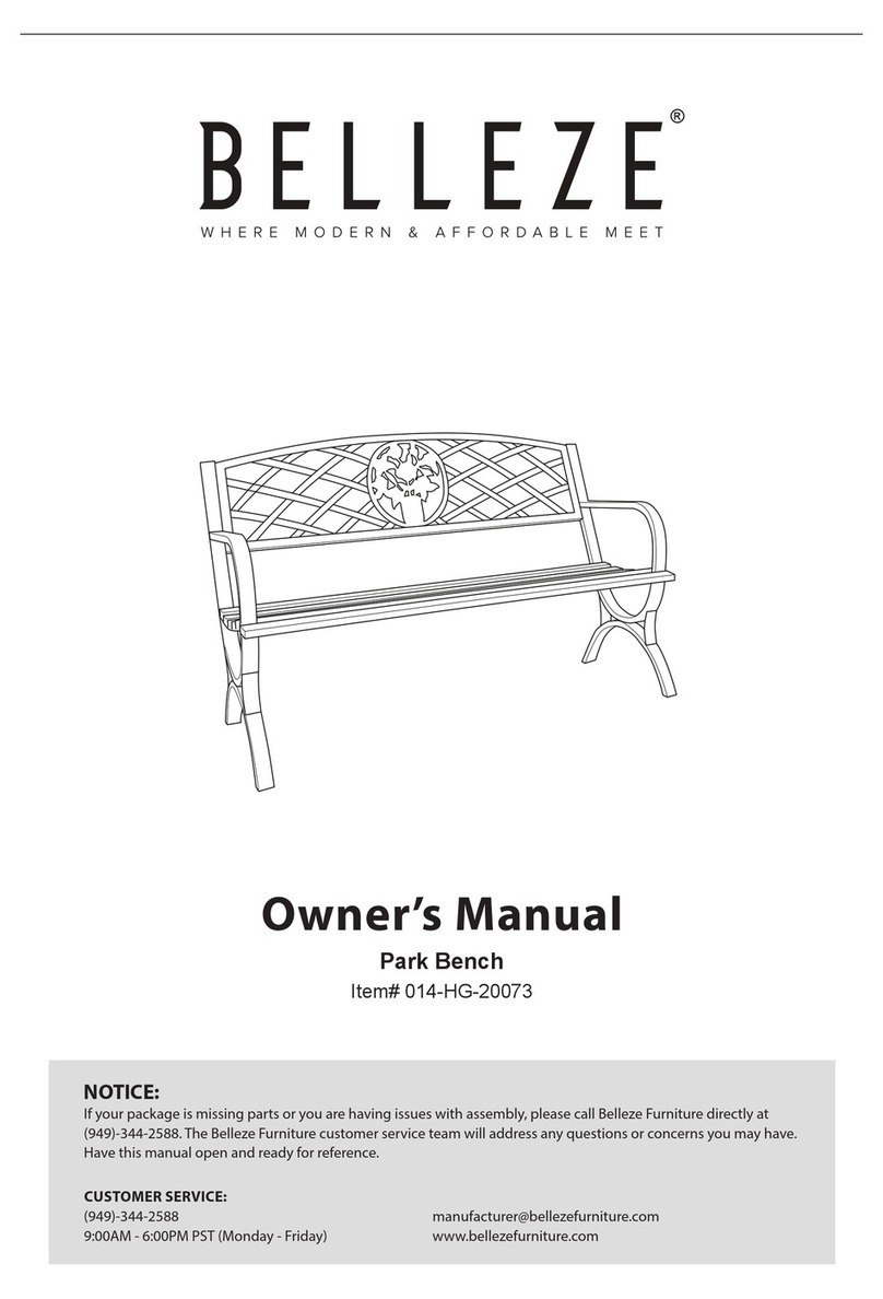 Belleze 014-HG-20073 owner's manual
