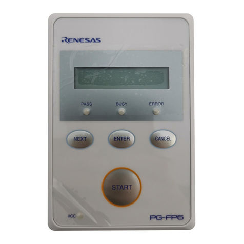 Renesas PG-FP6 V1.06 User manual