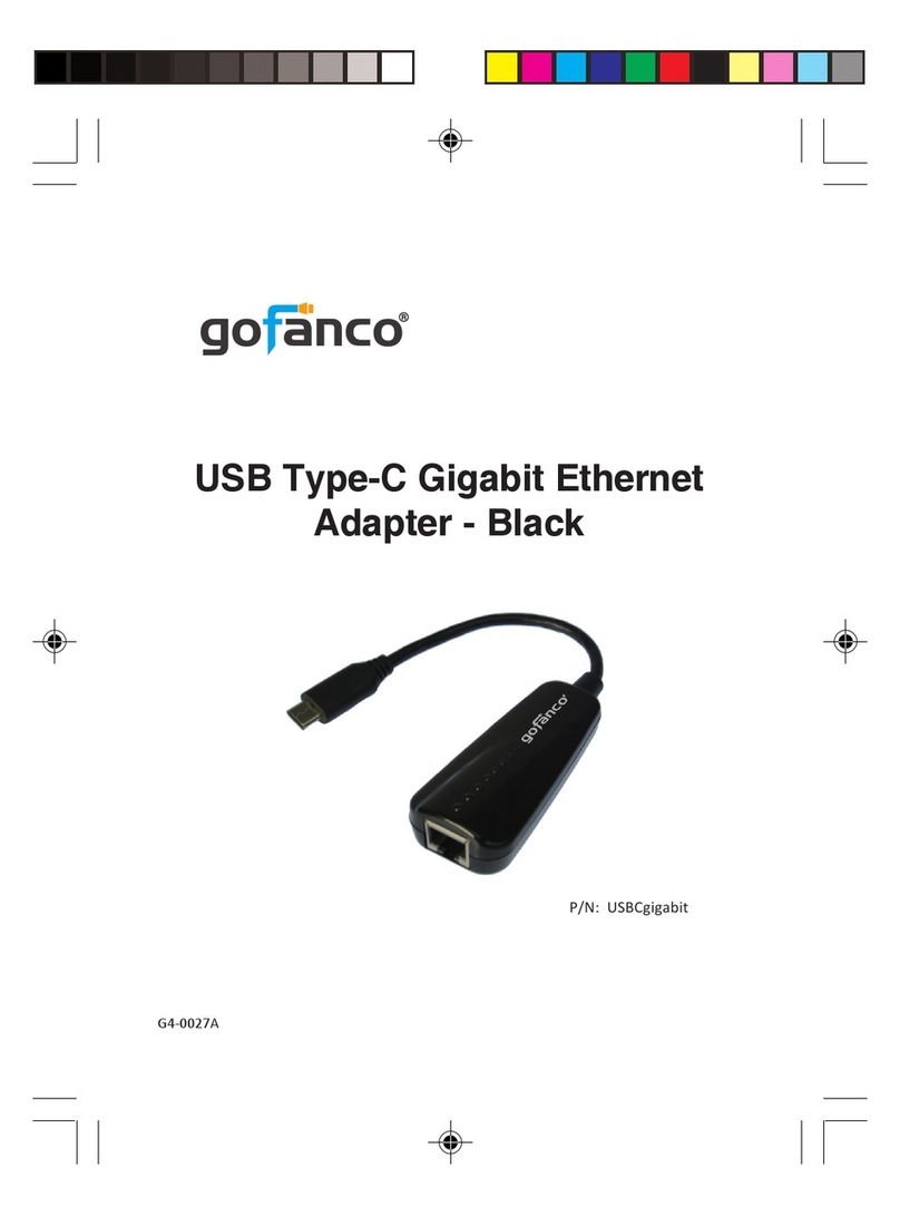 gofanco USBCgigabit quick start guide