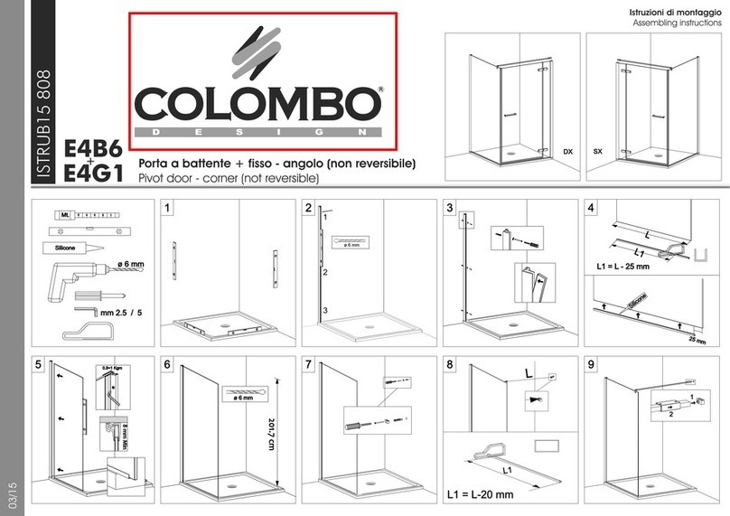 Colombo E4B6 Assembling instructions Colombo E4B6 Assembling instructions