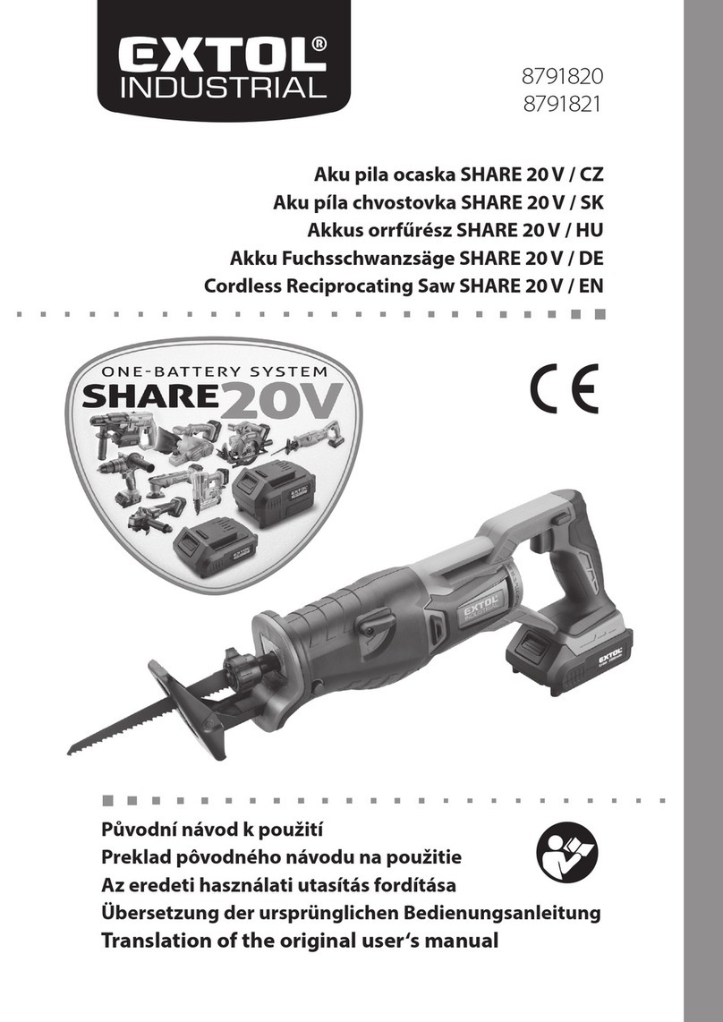 Extol Industrial SHARE Translation of the original user manual