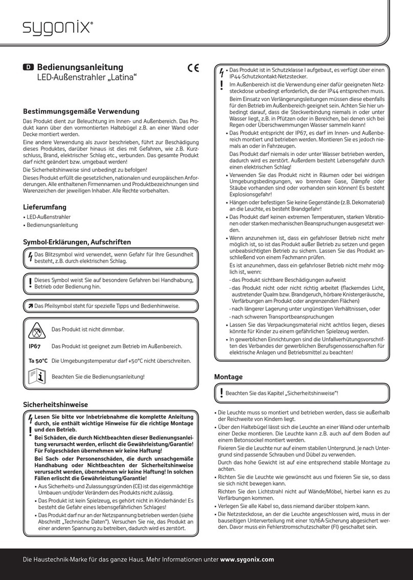 Sygonix Latina User manual