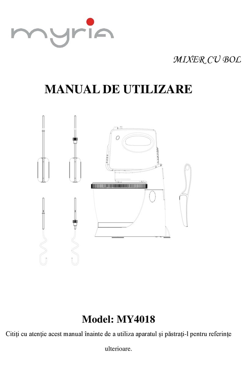 Myria MY4018 instruction manual