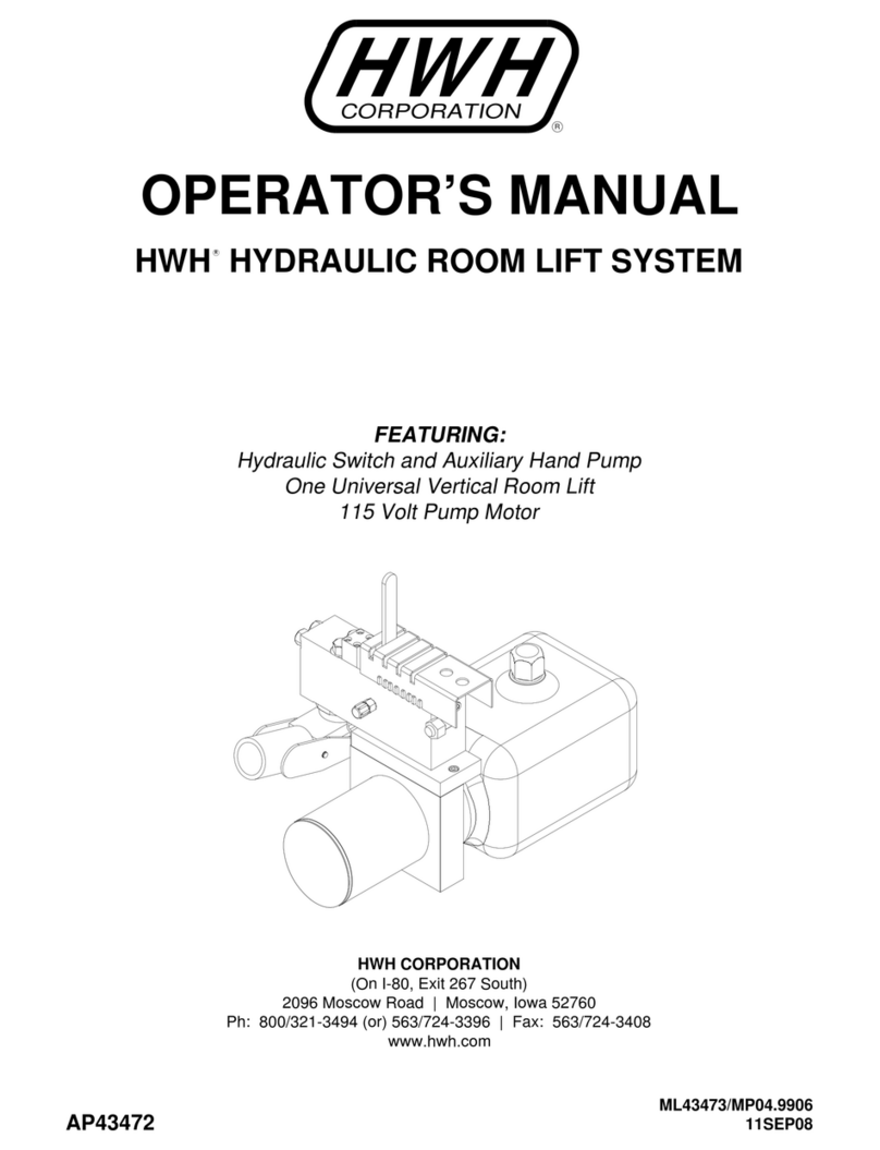 HWH AP43472 Operator's manual
