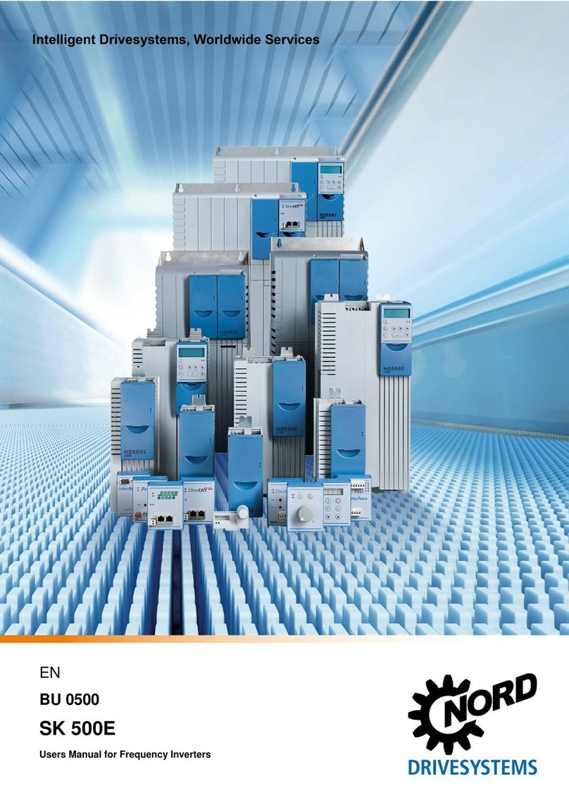 Nord Drivesystems SK 500E user manual Nord Drivesystems SK 500E user manual
