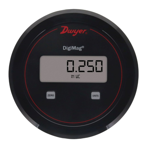 Dwyer Instruments DM DigiMag Series Installation and operating instructions Dwyer Instruments DM DigiMag Series Installation and operating instructions