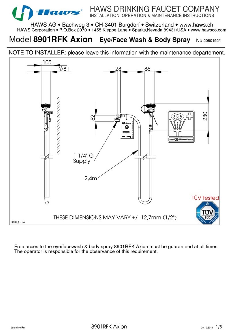 Haws 8901RFK Axion Guide