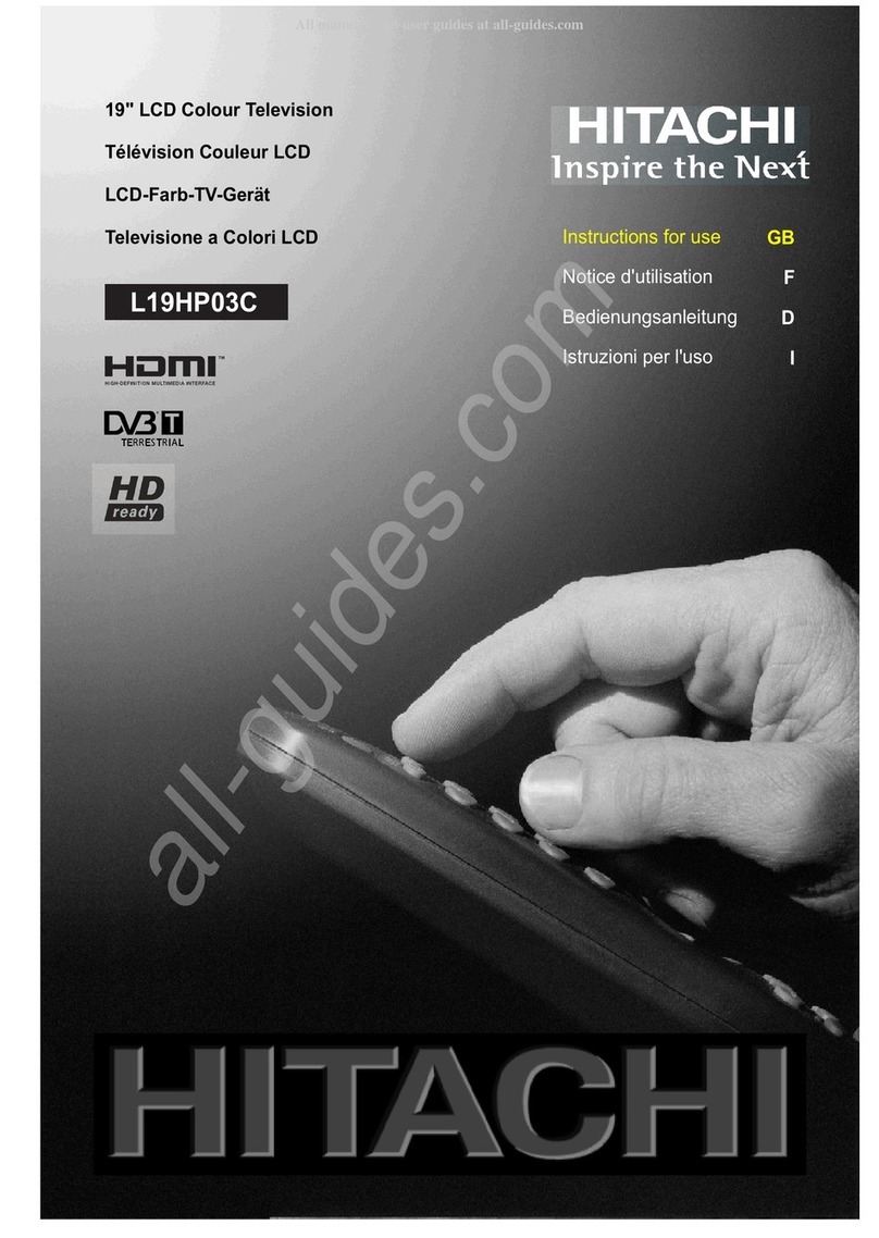Hitachi L19HP03C User manual