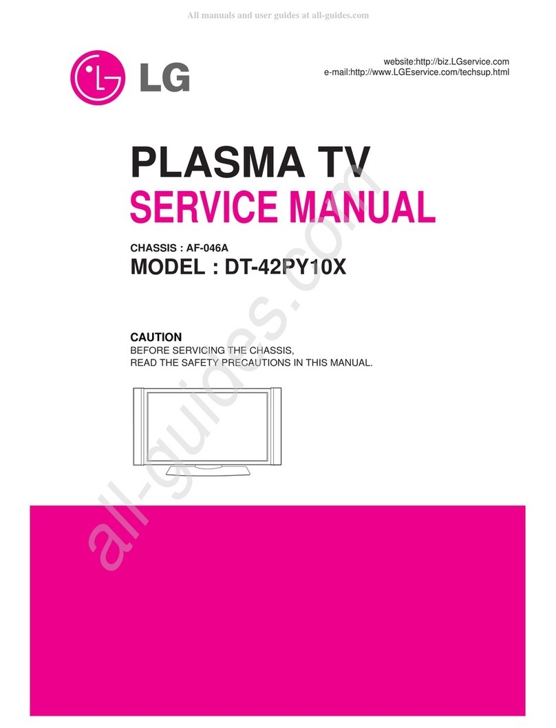 LG DT-42PY10X User manual
