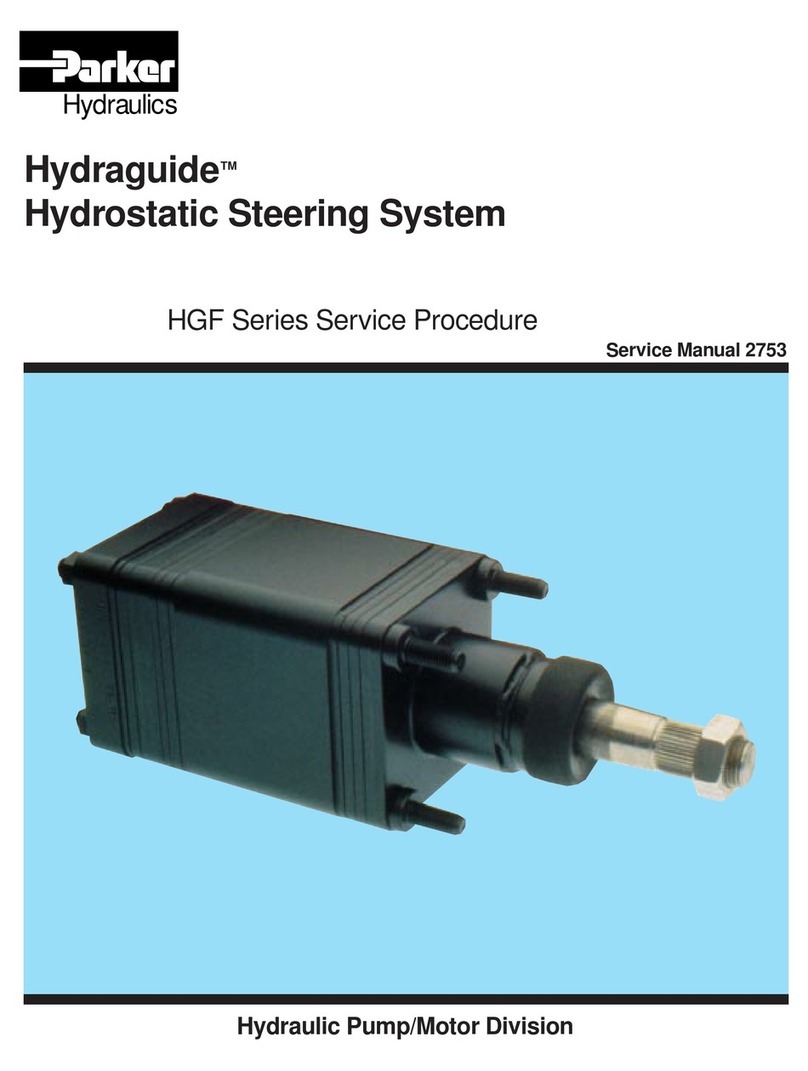 Parker Hydraulics Hydraguide HGF Series Service Procedure
