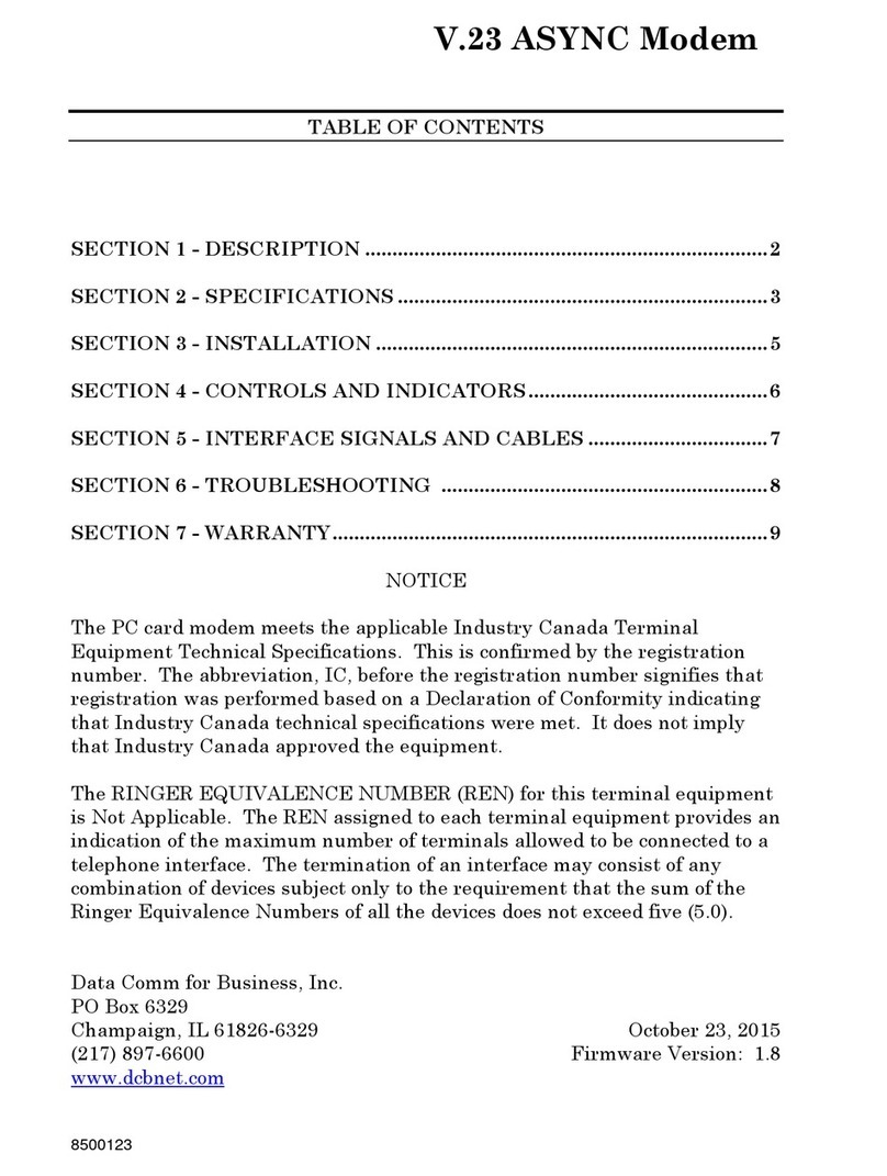 DCB V.23 quick start guide