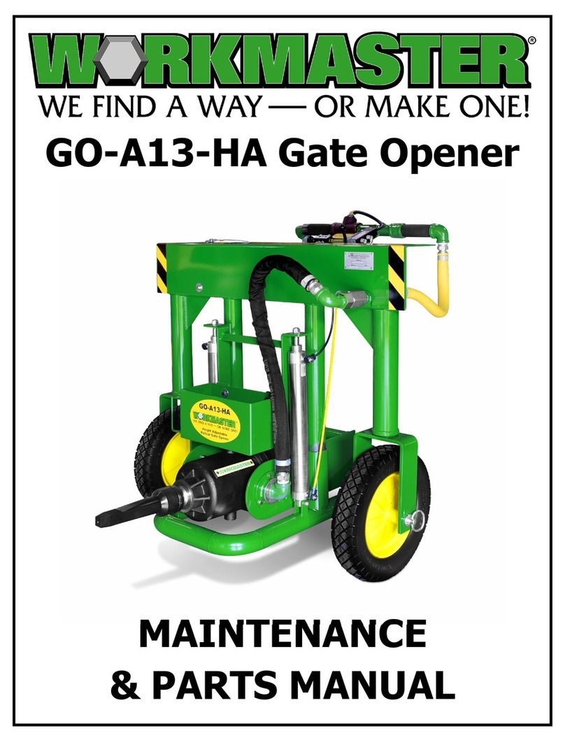 WORKMASTER GO-A13-HA Maintenance & parts manual