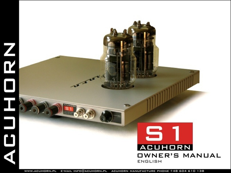 ACUHORN S1 owner's manual