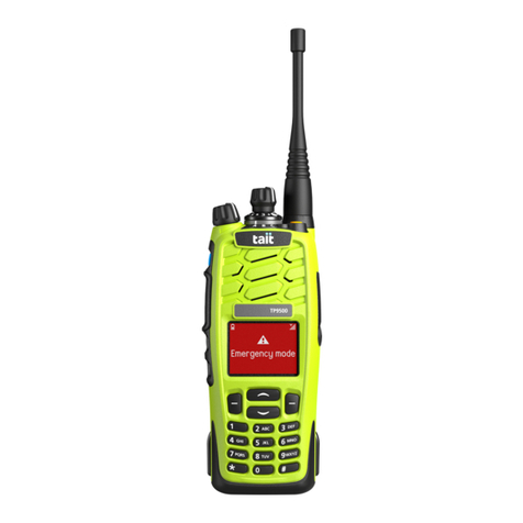 Tait TP9500 User manual