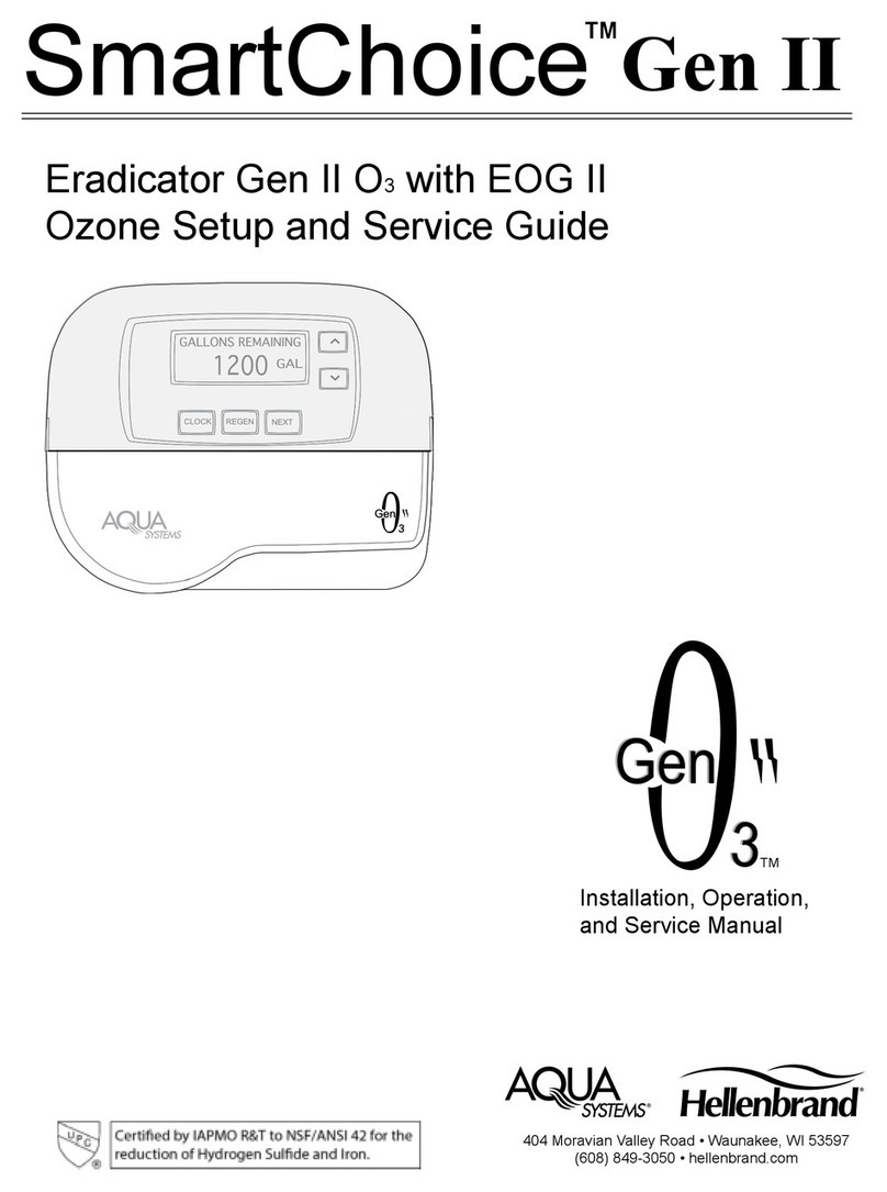Hellenbrand AQUA Systems SmartChoice Gen II O3 Installation, operation and service manual Hellenbrand AQUA Systems SmartChoice Gen II O3 Installation, operation and service manual