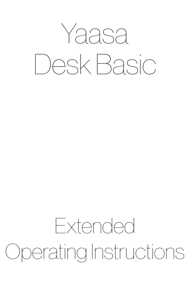 Yaasa Desk Light operating instructions
