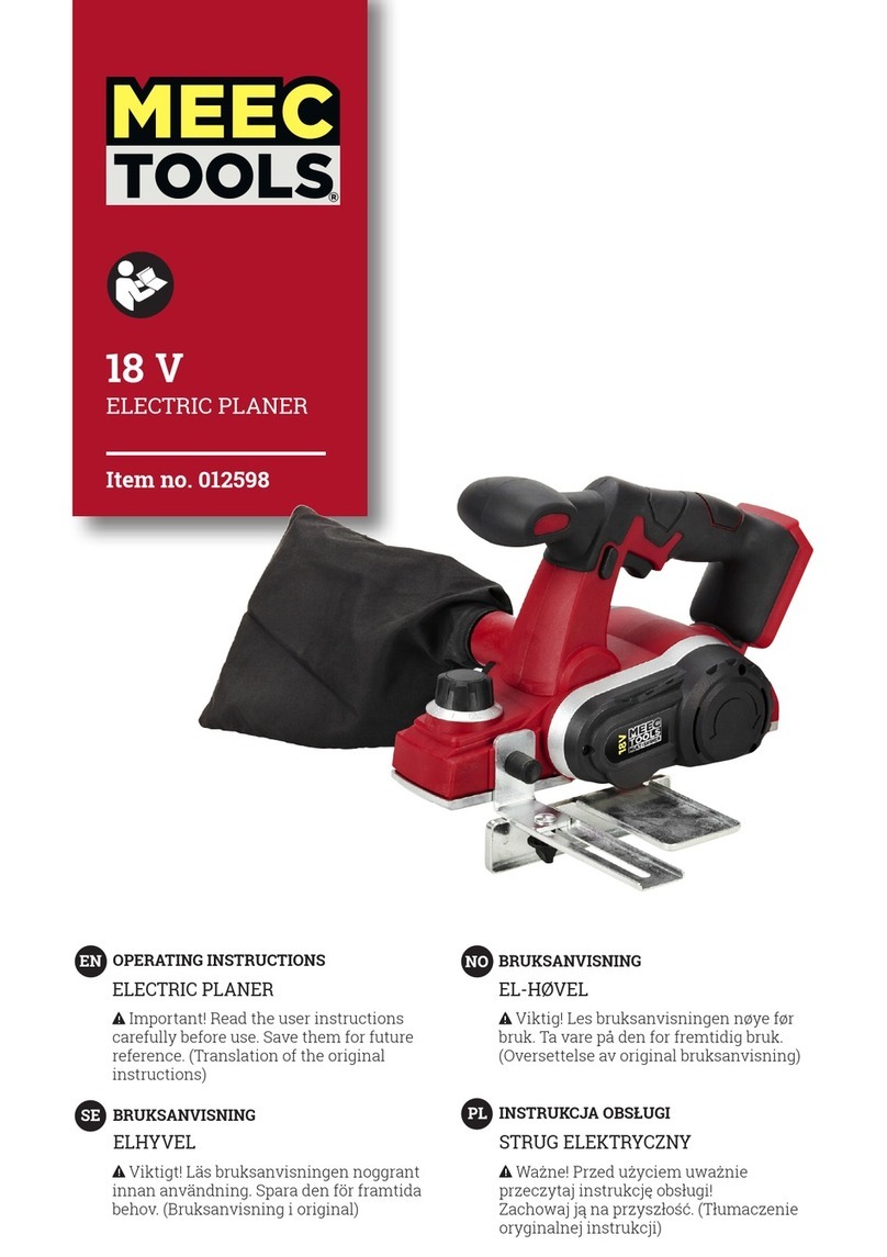 Meec tools 012598 operating instructions