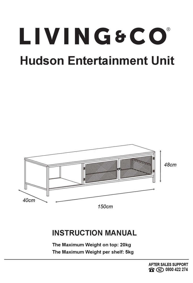 Living & Co Hudson instruction manual
