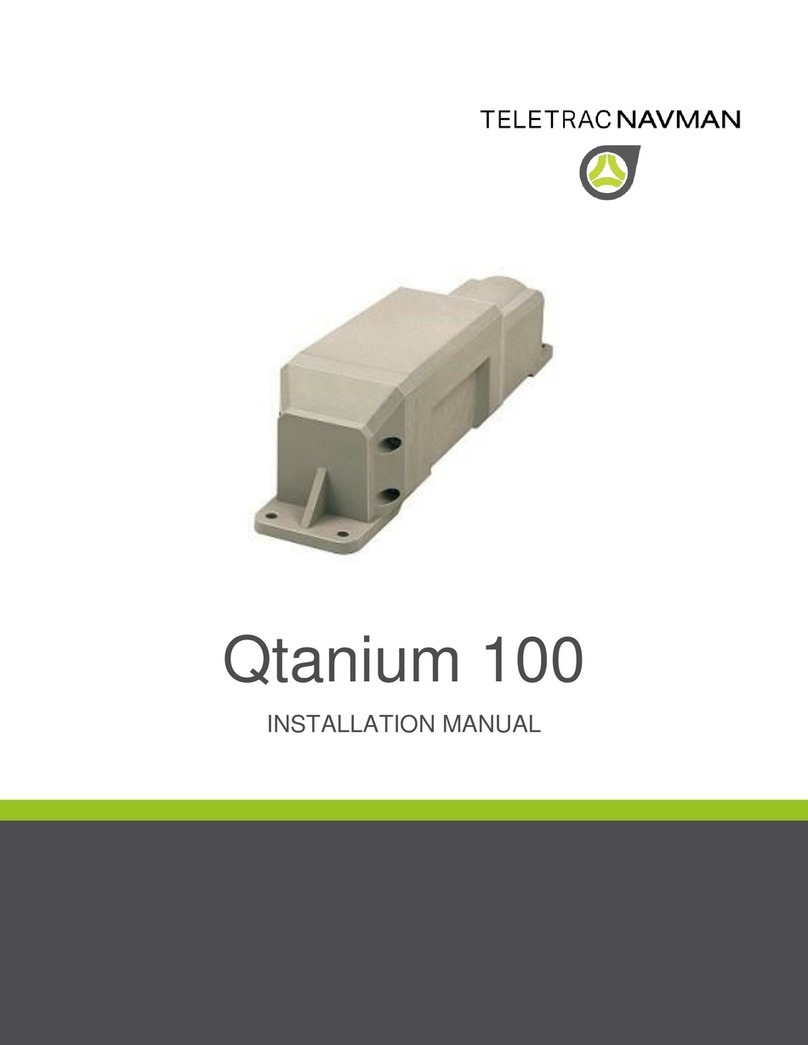 TELETRAC NAVMAN Qtanium 100 installation manual