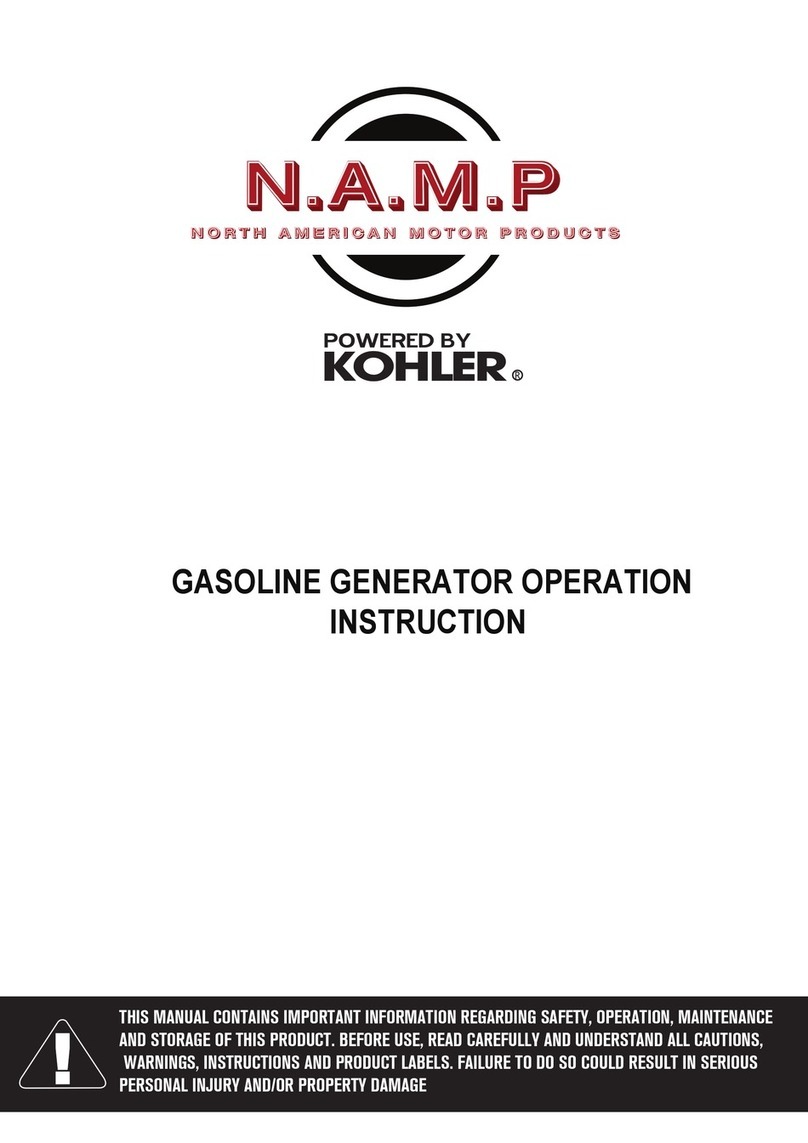 Kohler N.A.M.P 6000 operation instruction