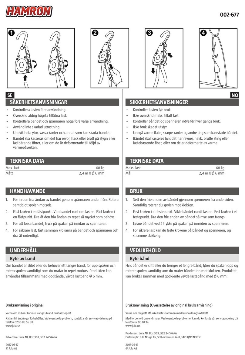 Hamron 002677 manual