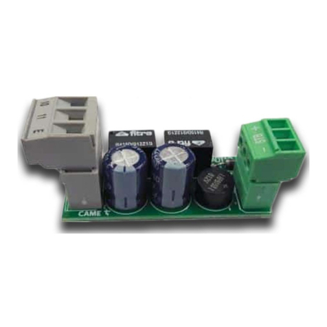 CAME 803XC-0010 User manual CAME 803XC-0010 User manual