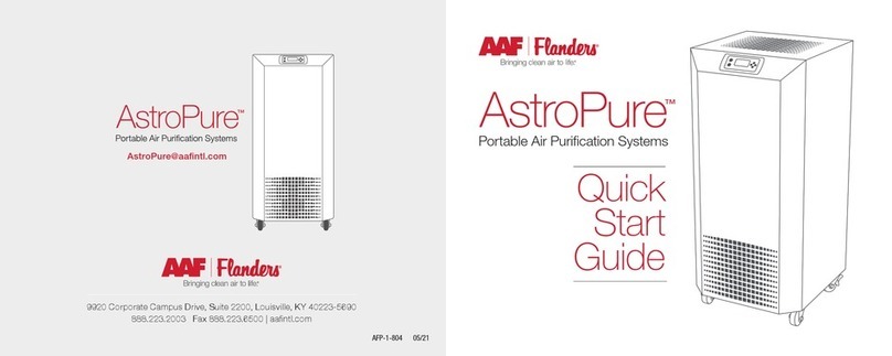 AFF Flanders AstroPure 500-IR quick start guide