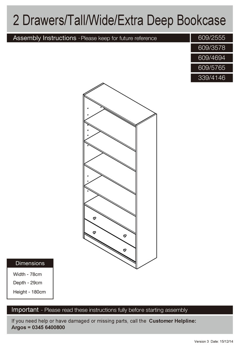 Argos AH MAINE 609/2555 Assembly instructions Argos AH MAINE 609/2555 Assembly instructions
