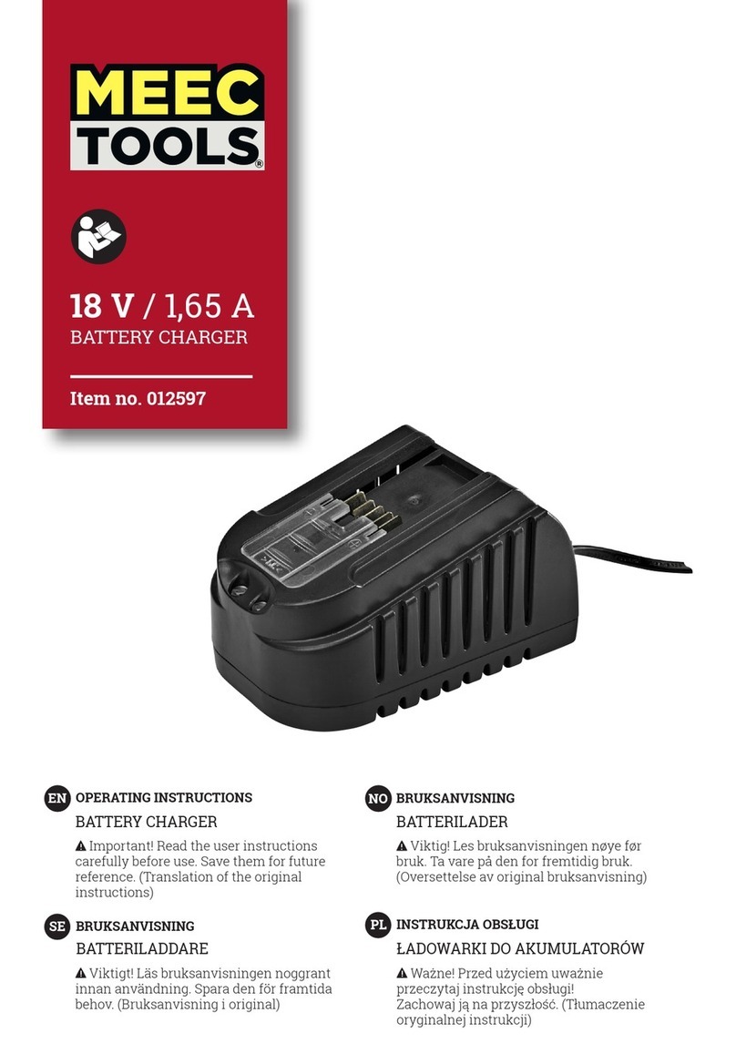 Meec tools 012597 operating instructions