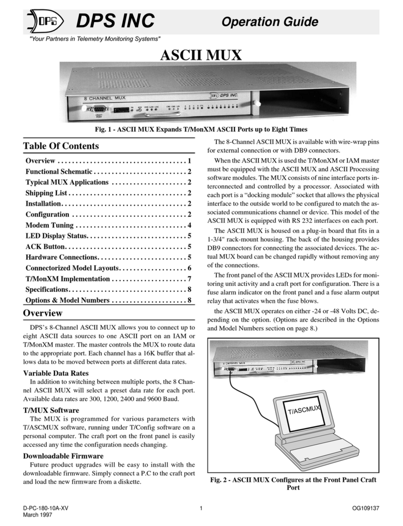 DPS ASCII MUX Operation guide