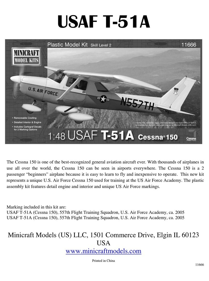 Minicraft Models USAF T-51A User manual Minicraft Models USAF T-51A User manual