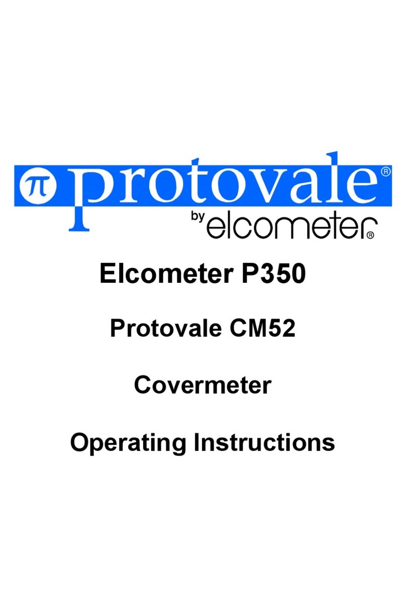 Elcometer Protovale CoverMaster CM52 operating instructions Elcometer Protovale CoverMaster CM52 operating instructions