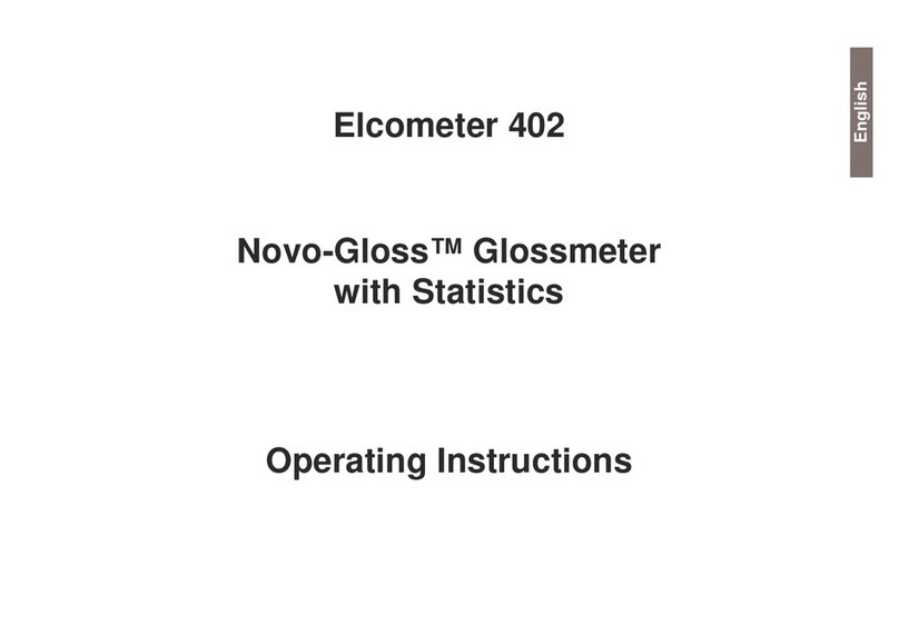 Elcometer Novo-Gloss 402 User manual
