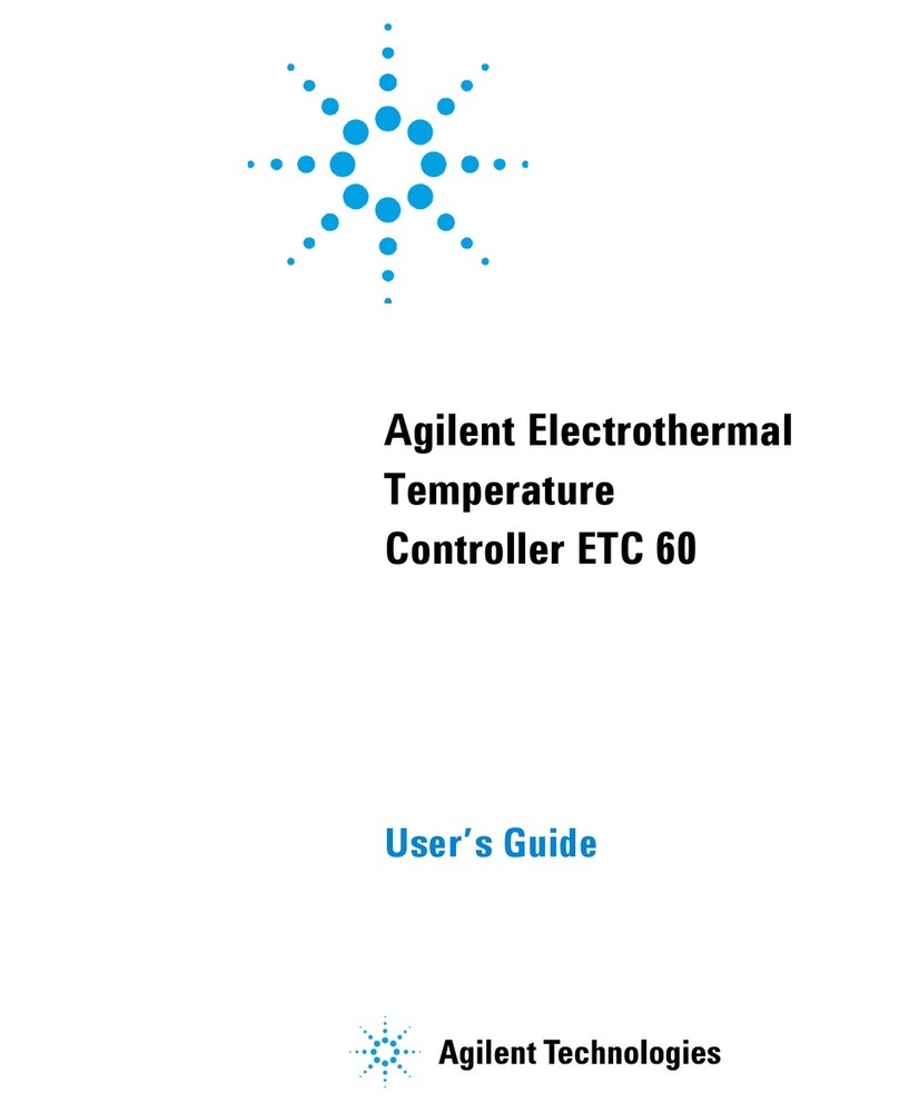 Agilent Technologies ETC 60 user guide