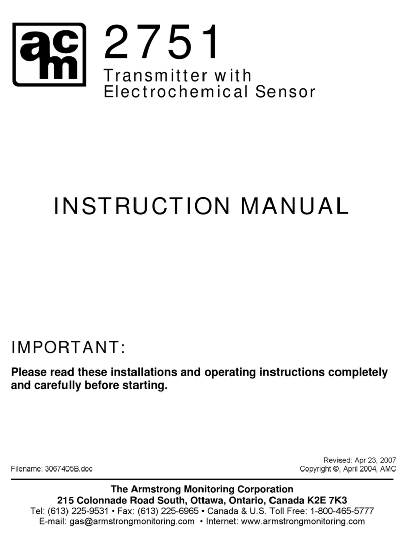 AMC 2751 User manual