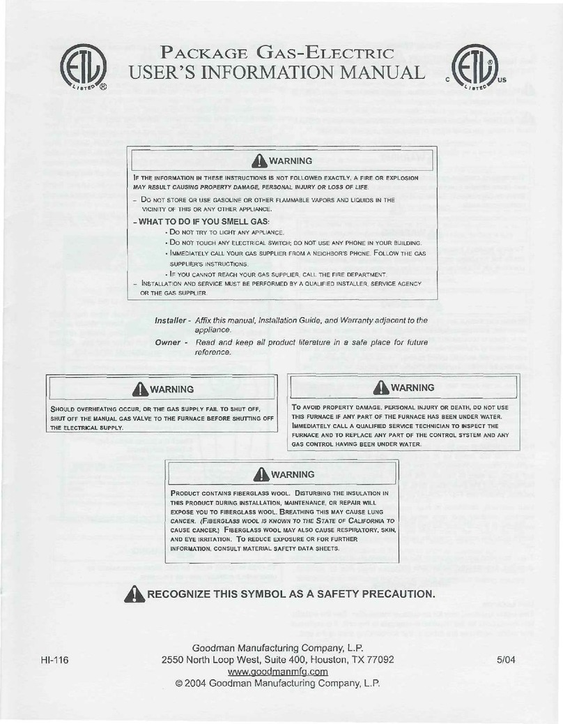 Goodman GPG10360901A Guide
