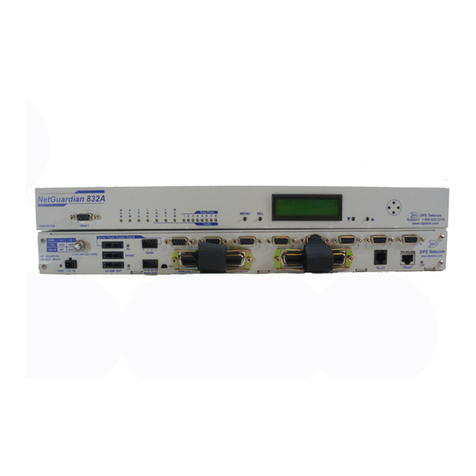 DPS Telecom NetGuardian 832A quick start guide