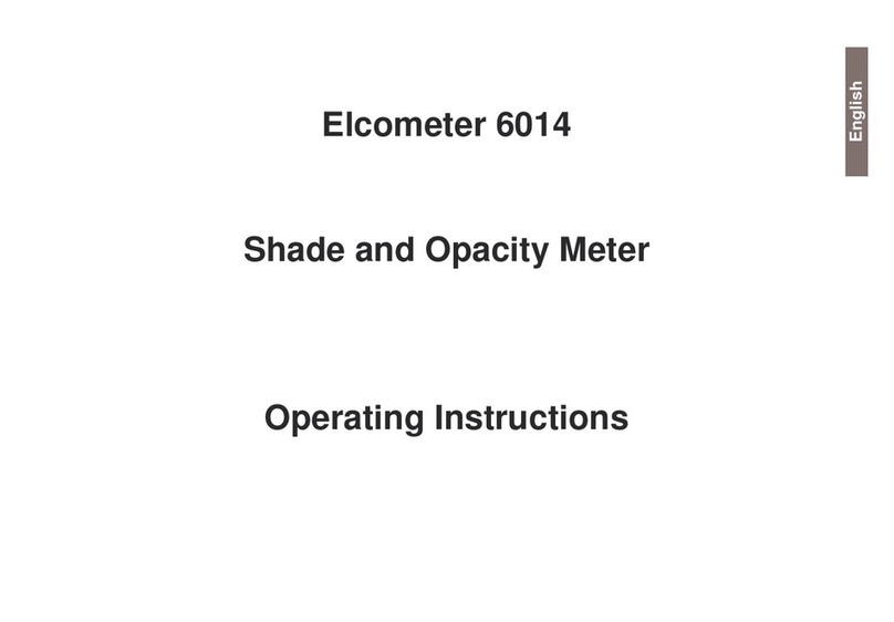 Elcometer 6014 User manual Elcometer 6014 User manual