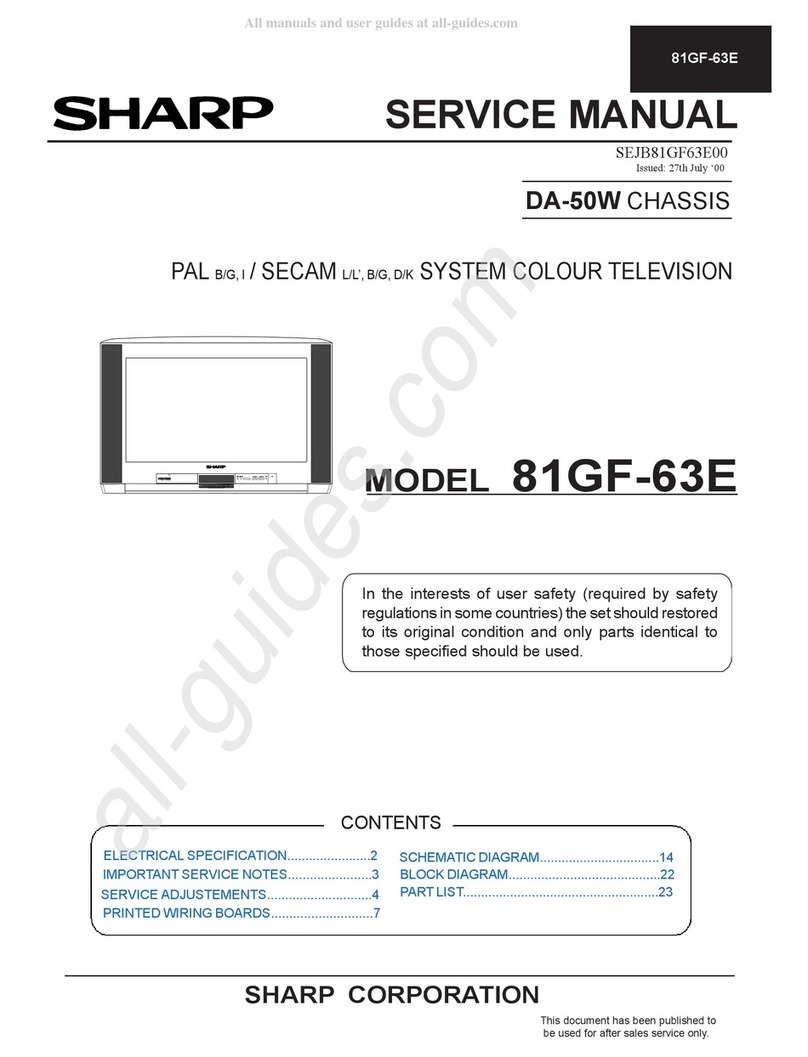 Sharp 81GF-63E User manual