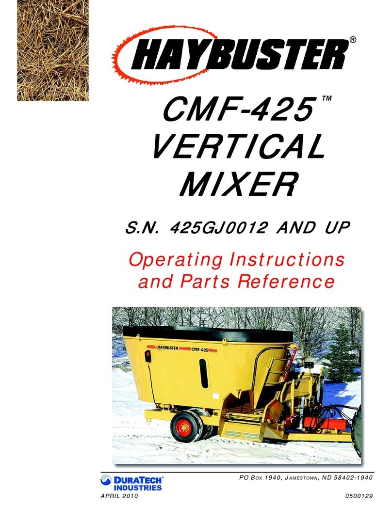 Duratech Haybuster CMF-425 Operating Instructions and Parts Reference Duratech Haybuster CMF-425 Operating Instructions and Parts Reference