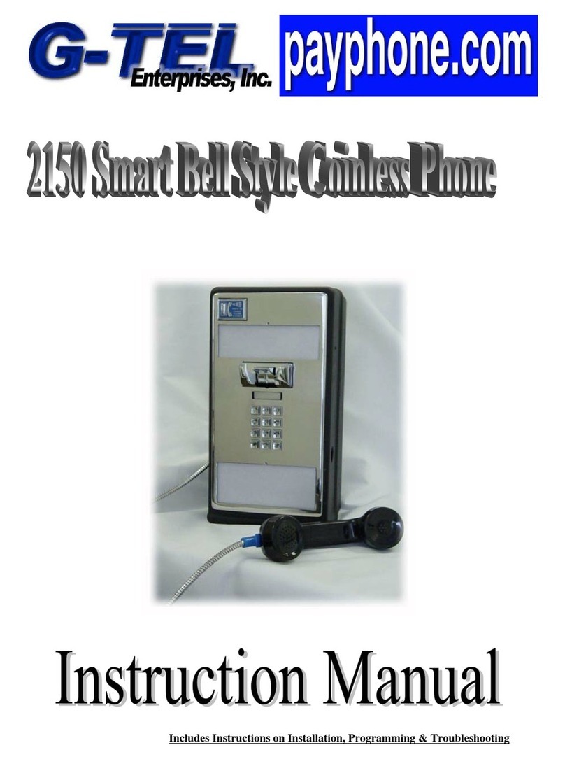 G-TEL Enterprises 2150 Smart Bell Style instruction manual