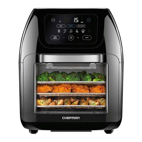 Chefman AIR FRYER PLUS RJ38-10-RDO-V2 User manual